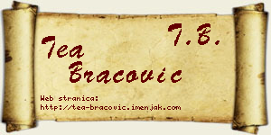 Tea Bracović vizit kartica